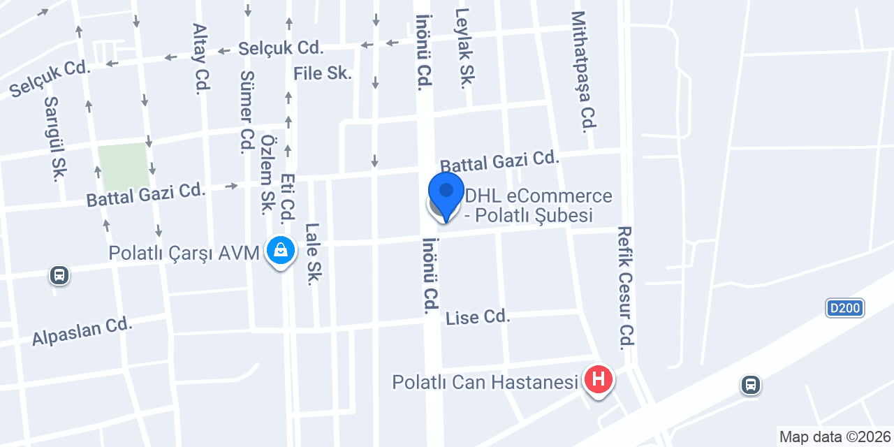 DHL eCommerce - Polatlı Şubesi konumu