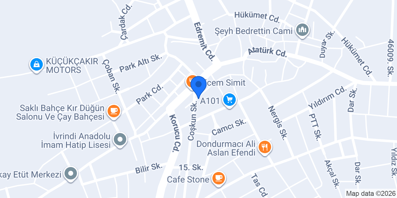 Kundakçı Eczanesi konumu