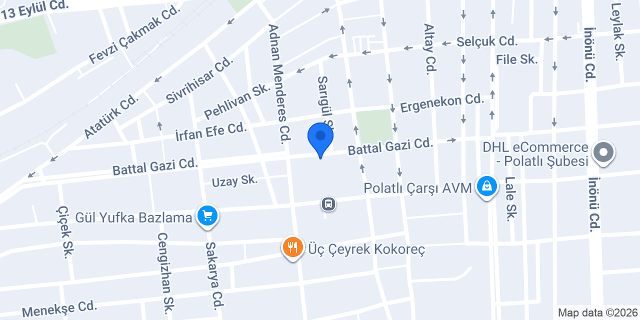 POLATLI | BOĞAZKAYA DEKORASYON konumu