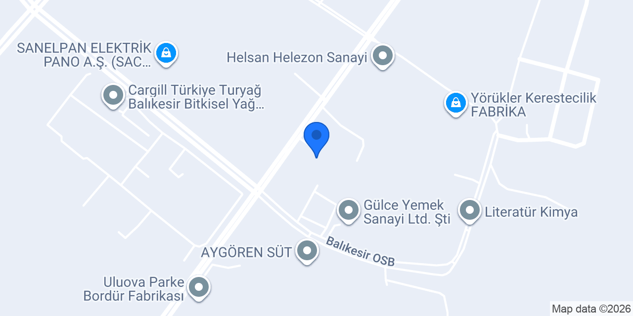 KEMAL BAŞARAN ENDÜSTRİ A.Ş. konumu
