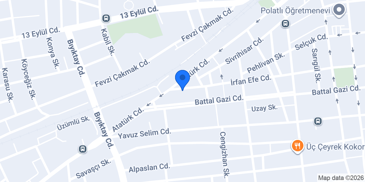 Saliha Bayan Kuaförü konumu