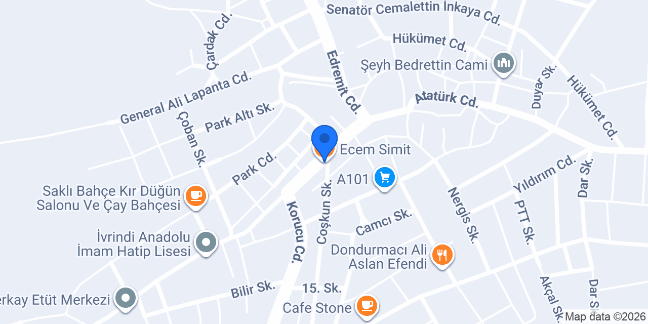 Ecem Simit konumu