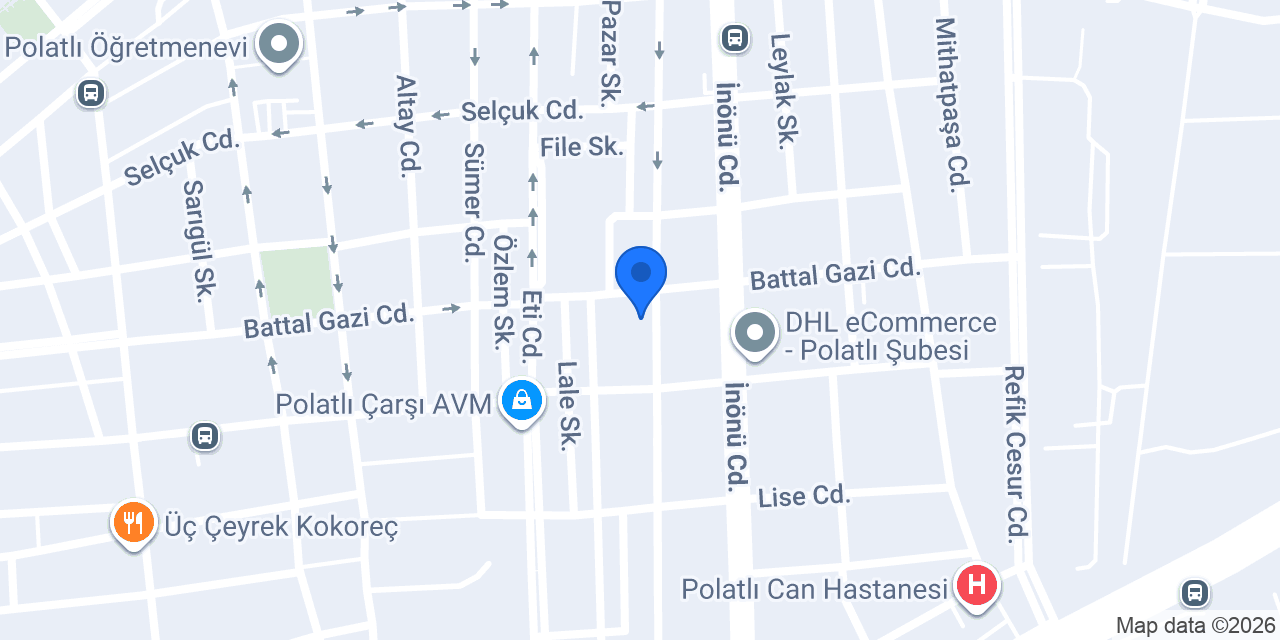 Değirmencioğlu Market konumu