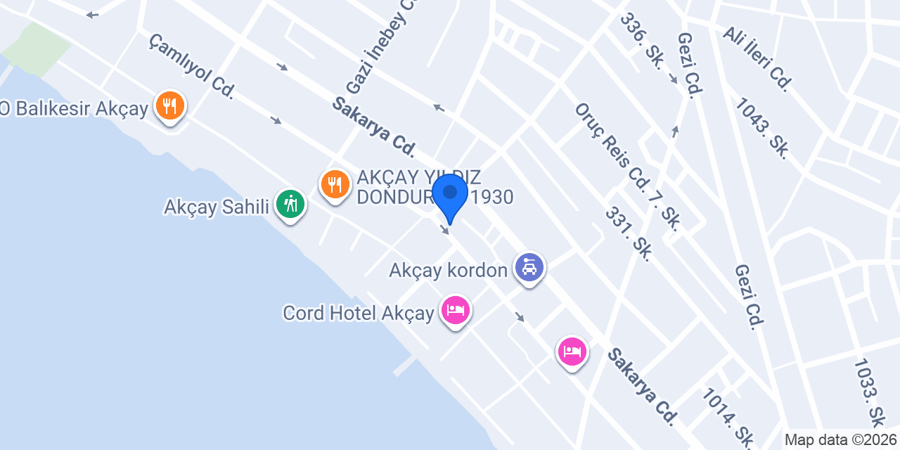 Ayaklı Cafe Restaurant konumu