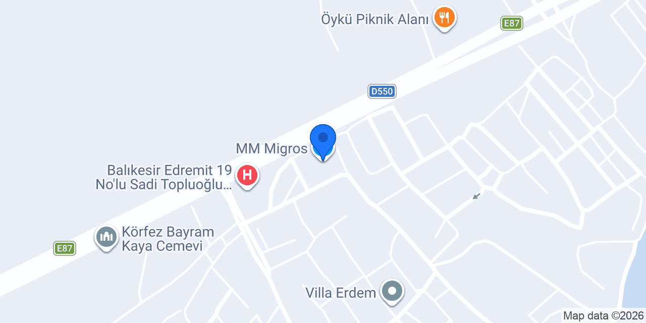 MM Migros konumu