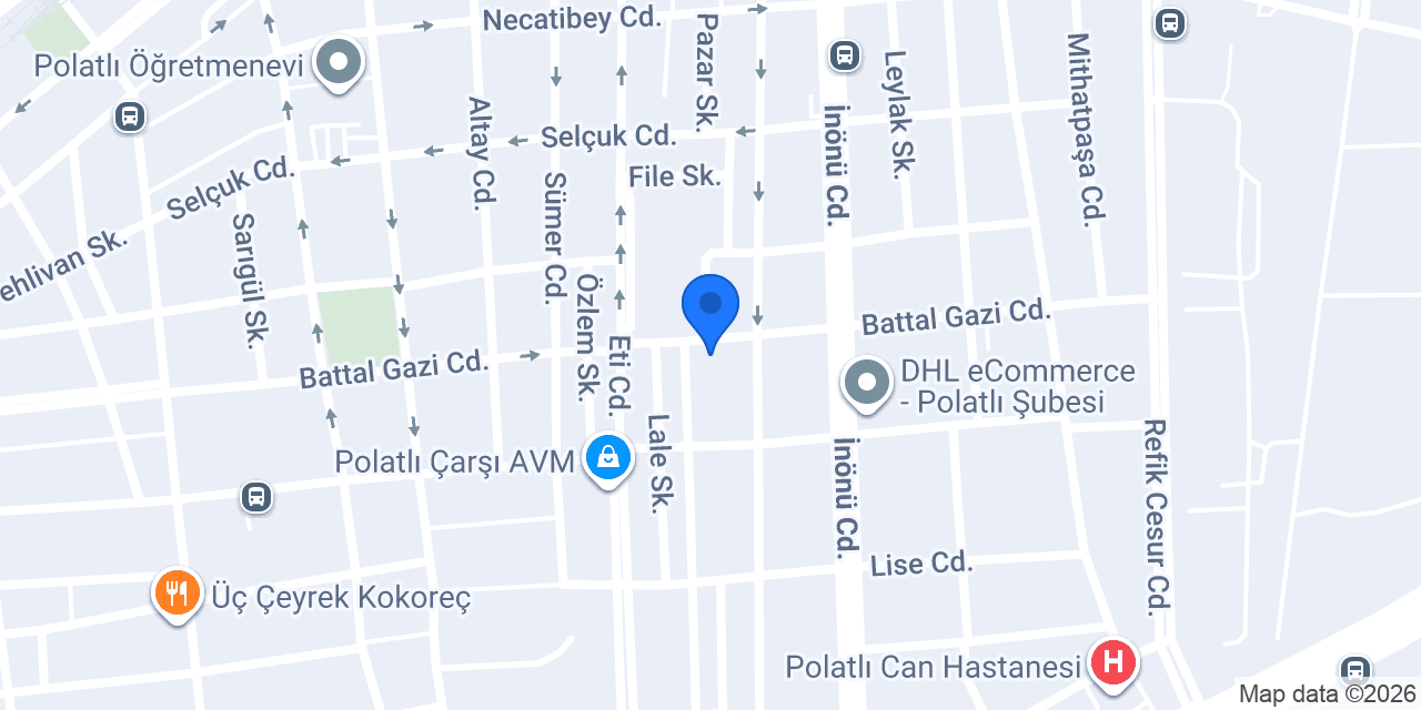 Ziraat Bankası Gordion-Polatlı Şubesi konumu