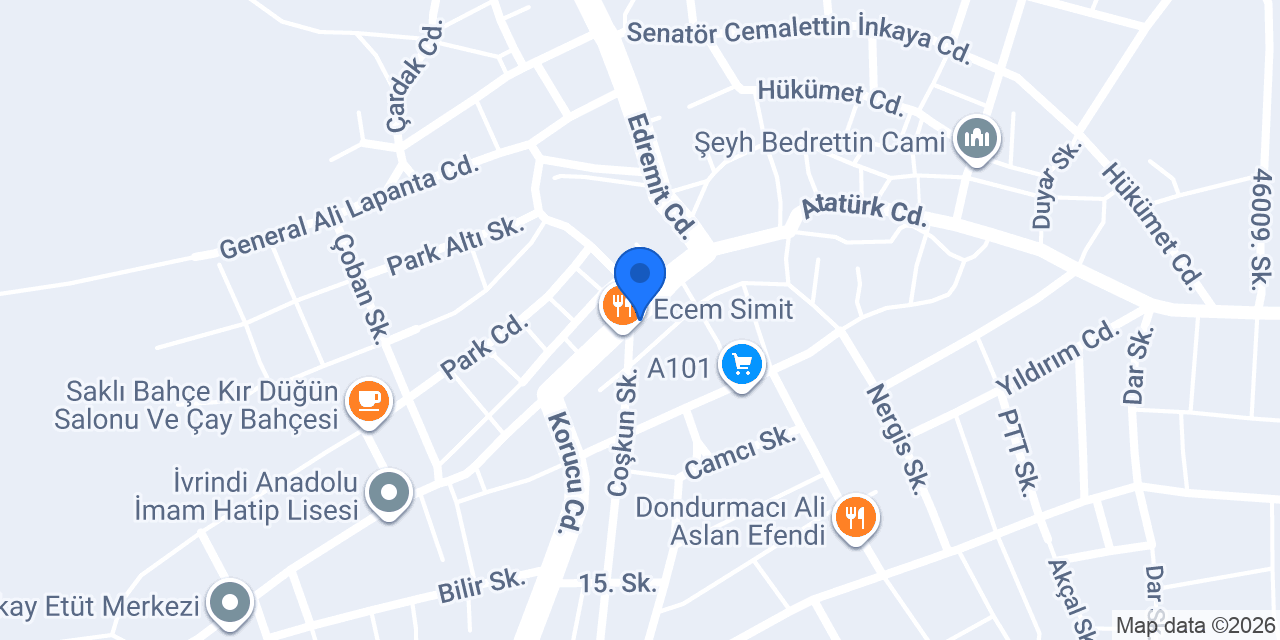 İvrindi Elektrik konumu