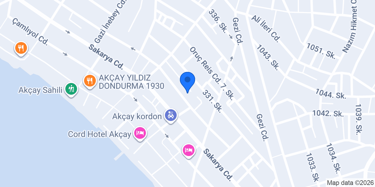 AKÇAY İLVAN ELEKTRİK konumu