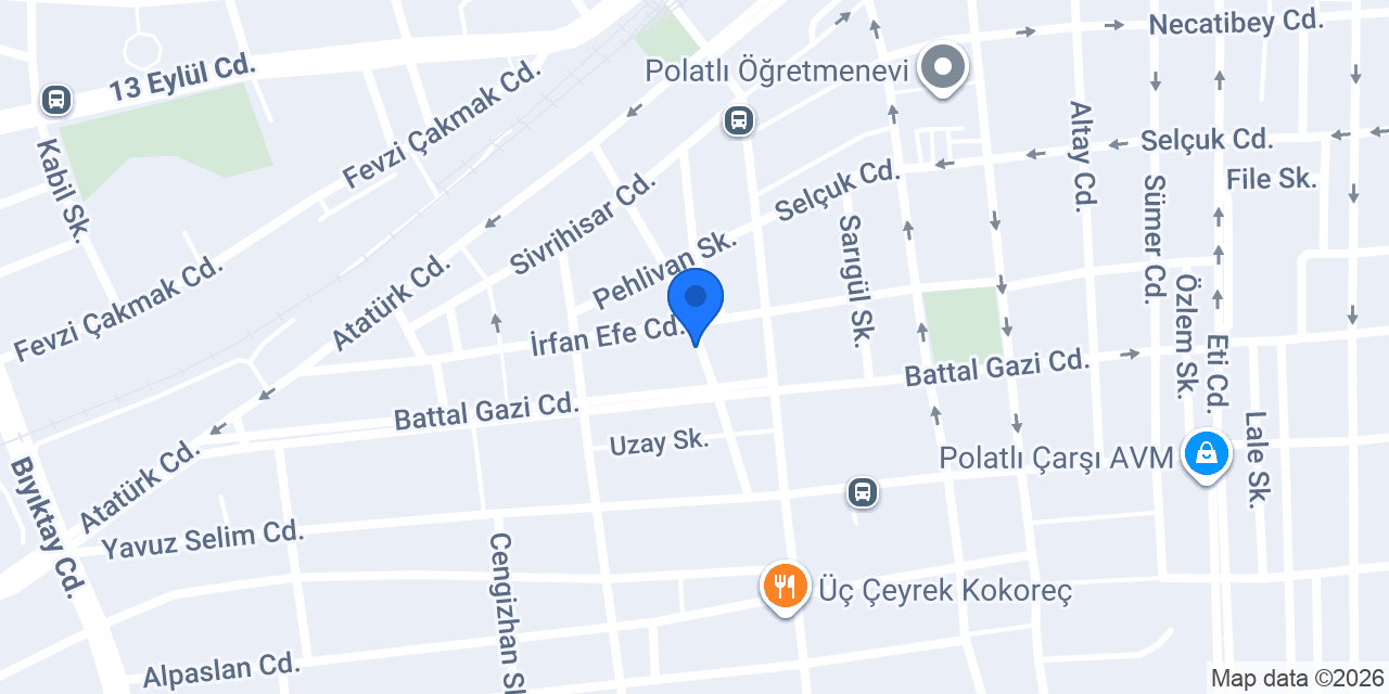 Polatlı Sosyal Hizmet Merkezi konumu