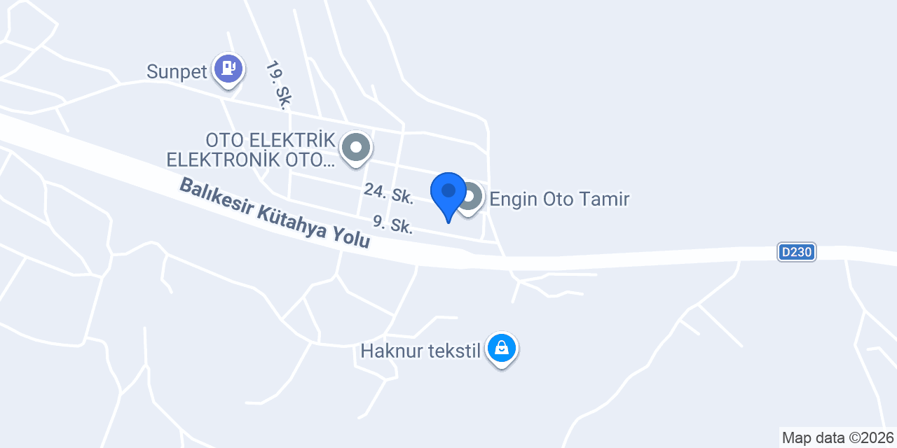 Özen traktör özel servis konumu