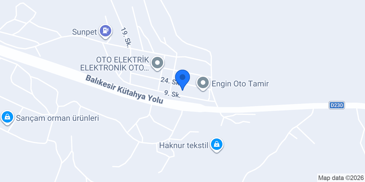 Saygılı Oto konumu