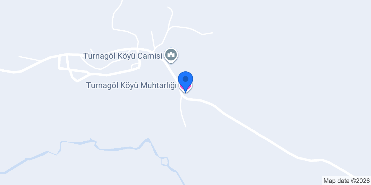 Turnagöl Köyü Muhtarlığı konumu
