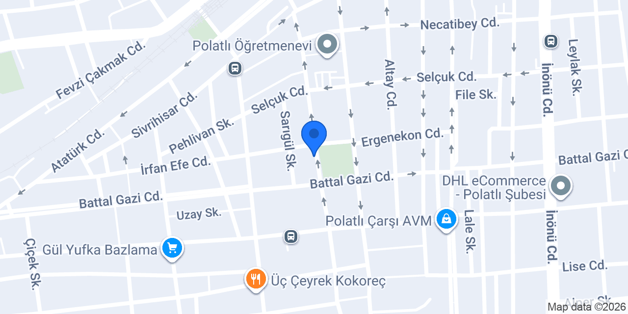 POLATLI KALE EMLAK konumu