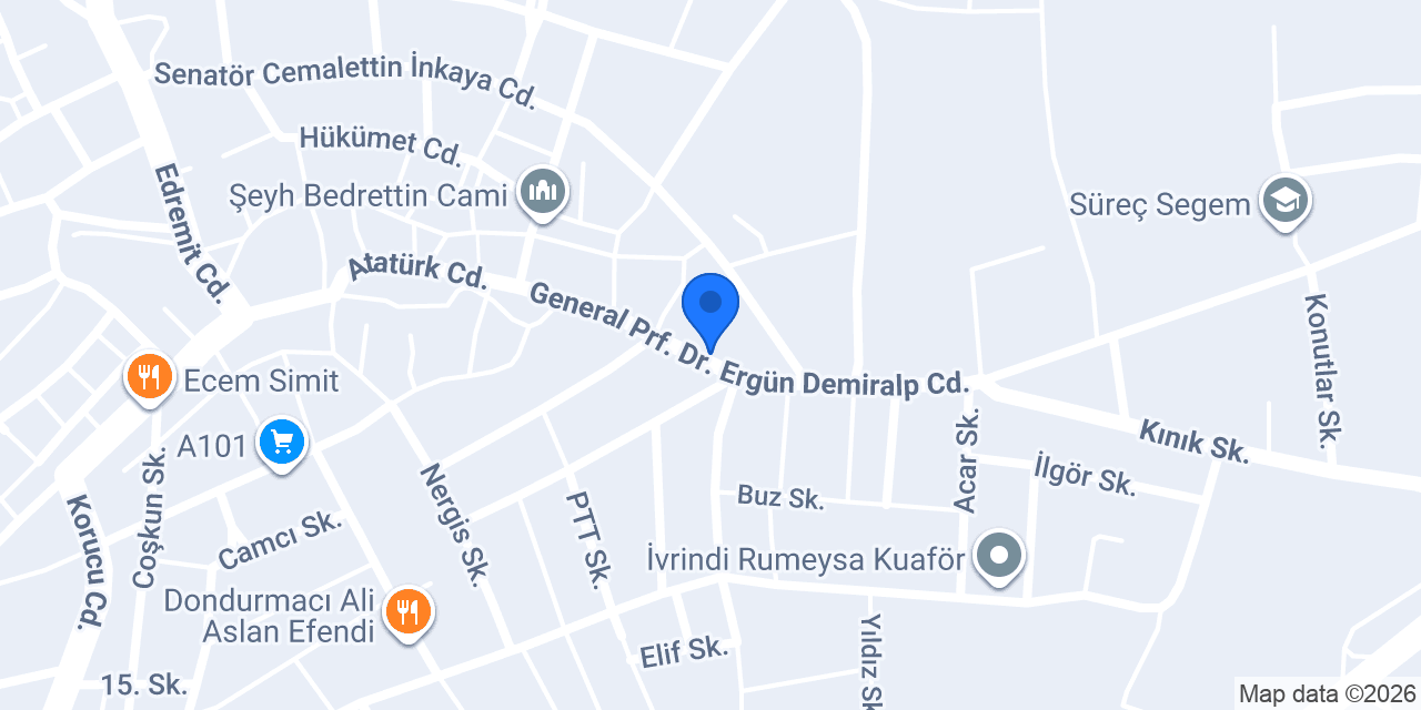 BOZKURT PEN konumu