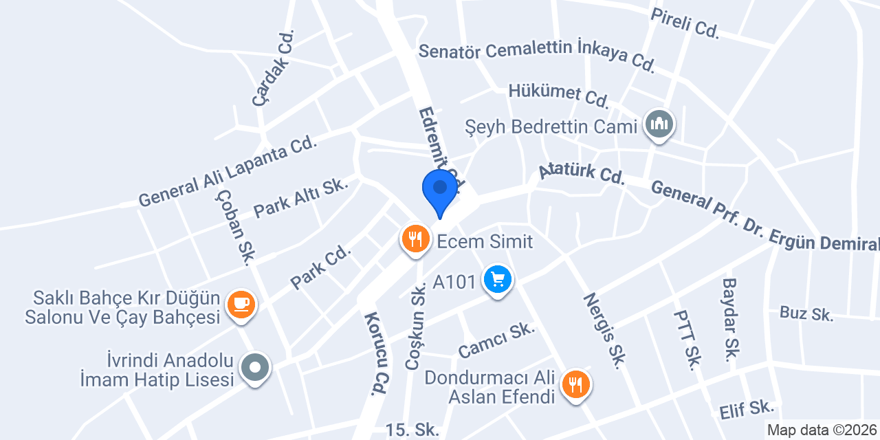 Halkbank İvrindi Şubesi konumu