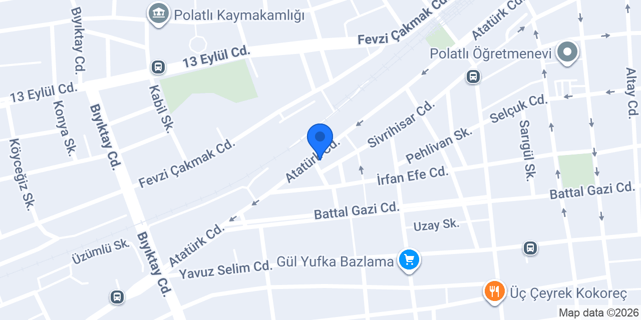 Ş.G GAYRİMENKUL POLATLI konumu