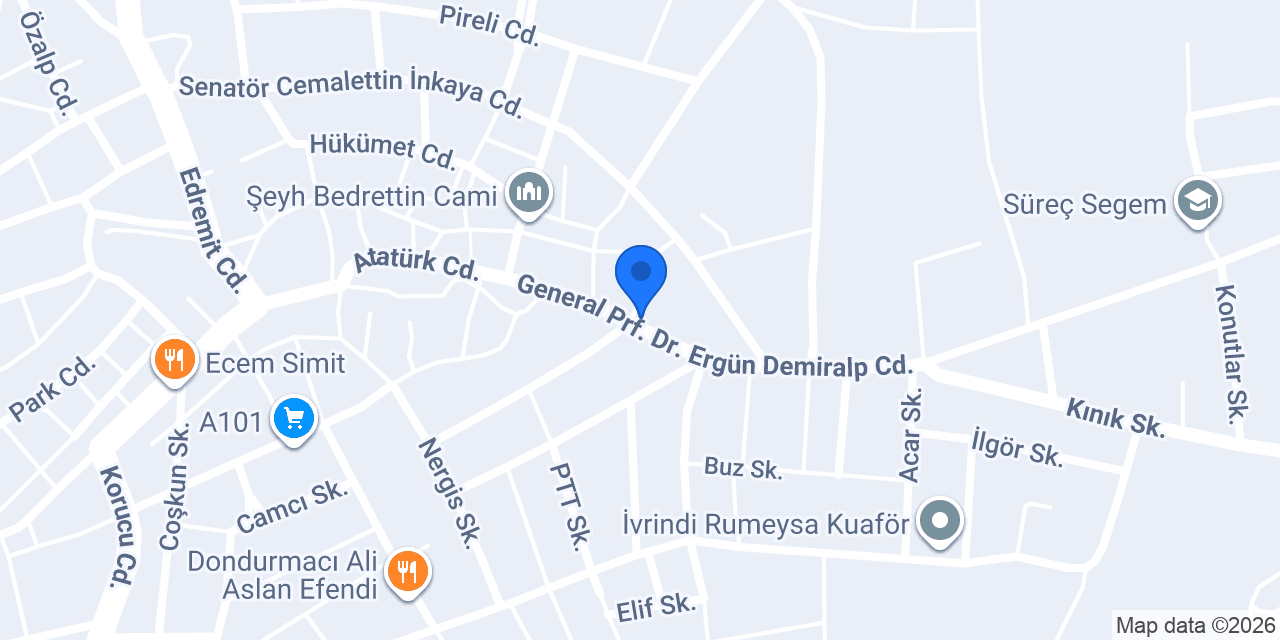 Celil Tire Ekmek & Unlu Mamülleri konumu
