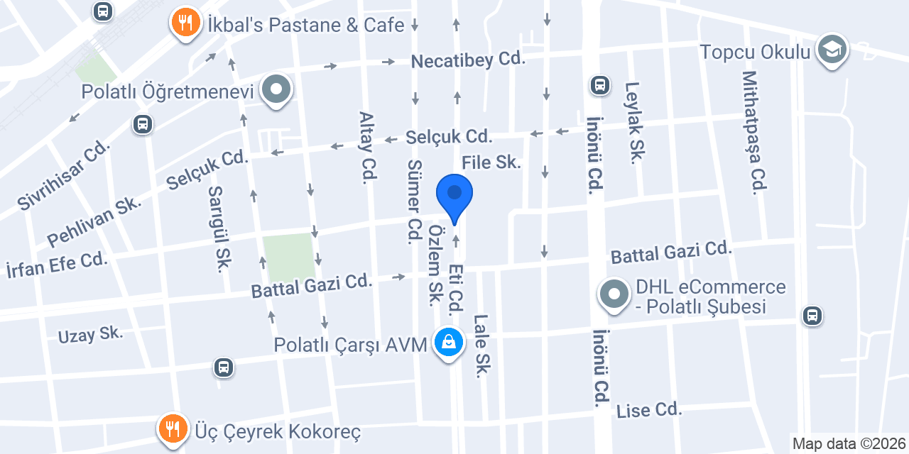 FuzulEv Ankara Polatlı Şubesi konumu
