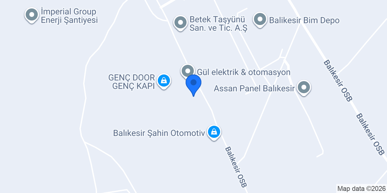 Protek Balatacılık San. ve Tic. Ltd Şti konumu