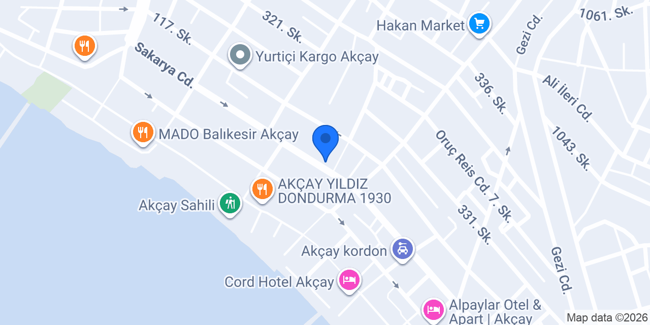 AKÇAY SOMA EMLAK konumu
