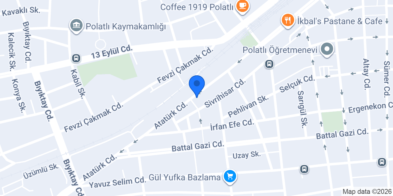 Kelebek Mobilya - Polatlı konumu