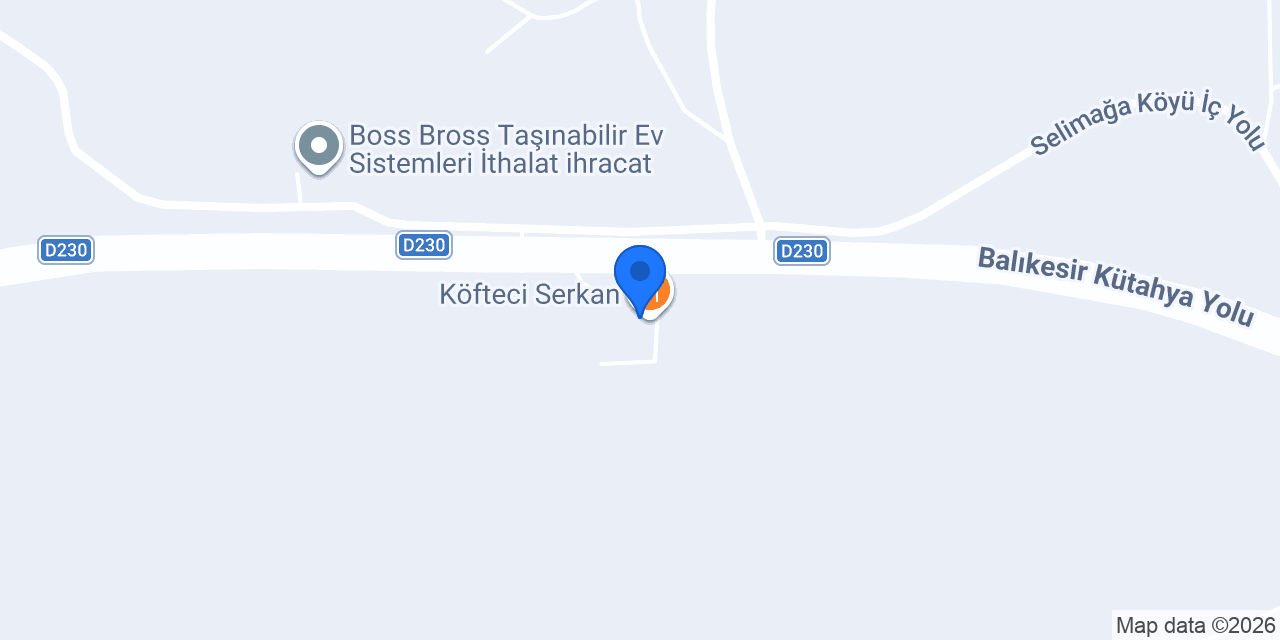 Köfteci Serkan konumu