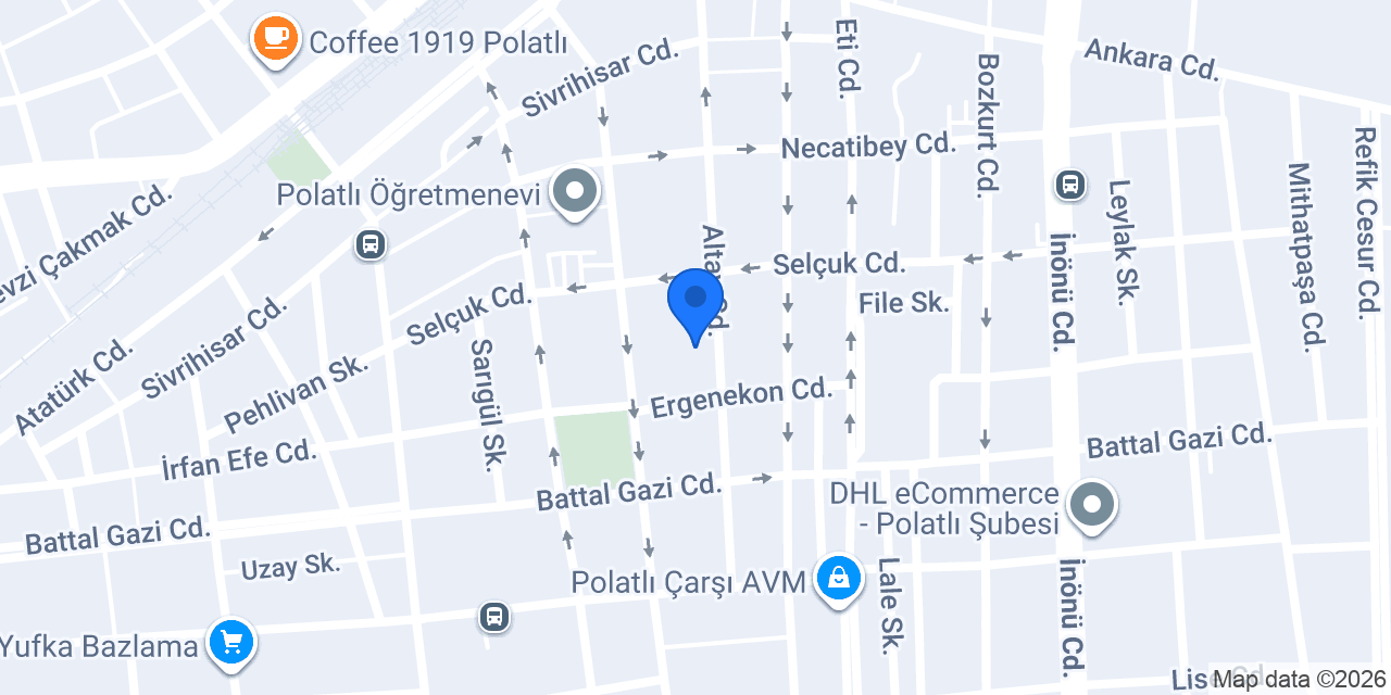Alpoğlu Mimari Tabela Sistemleri POLATLI Reklam TABELA / Neon ShopTR konumu