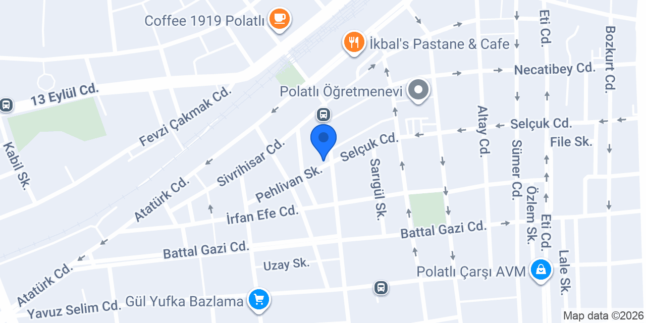 Milano Kuaför Polatlı konumu