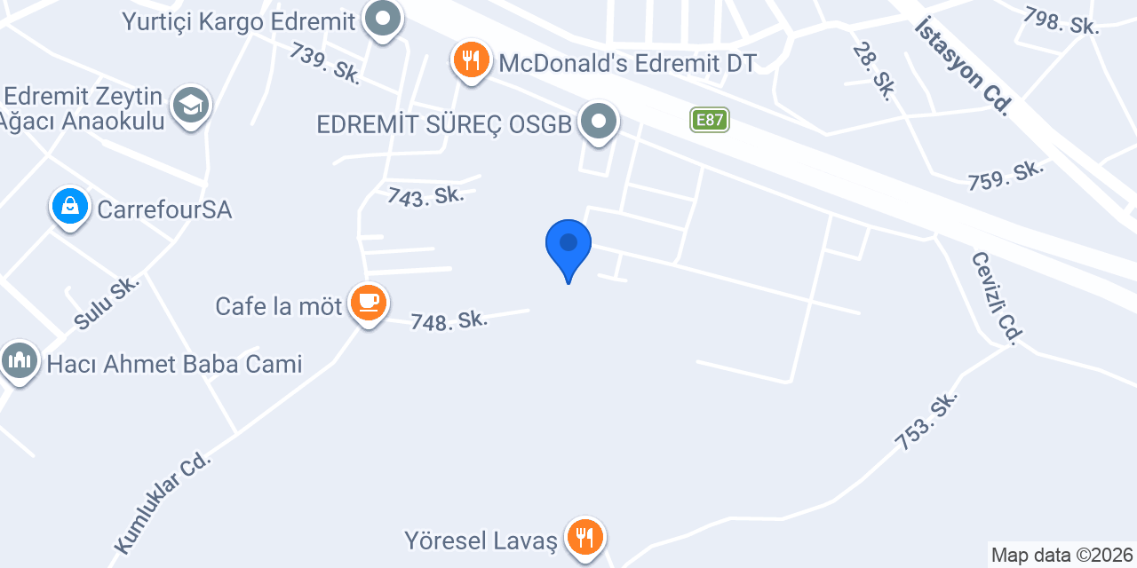 Şehit Tümgeneral Aydogan Aydin Ortaokulu konumu