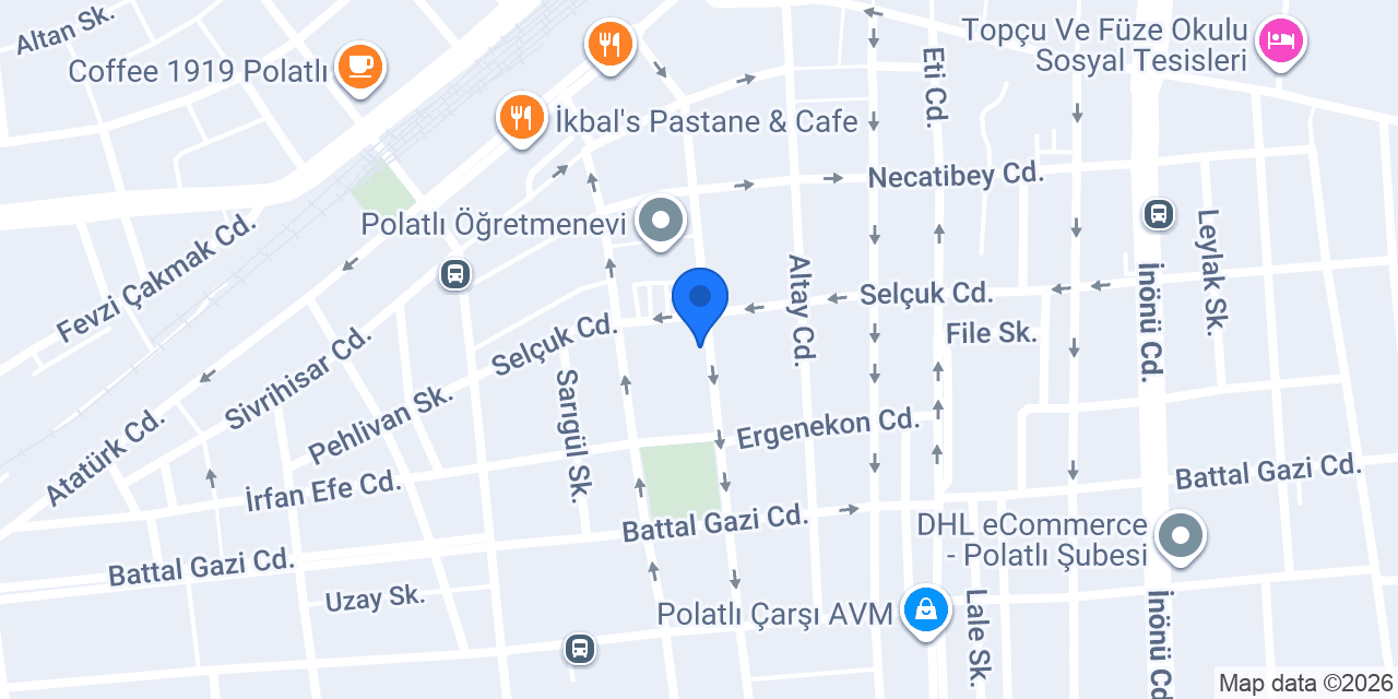 İsa Ünsal Mobilya konumu