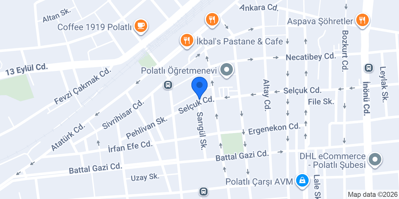 Polatlı Emlak ! EMLAKCIZADE konumu