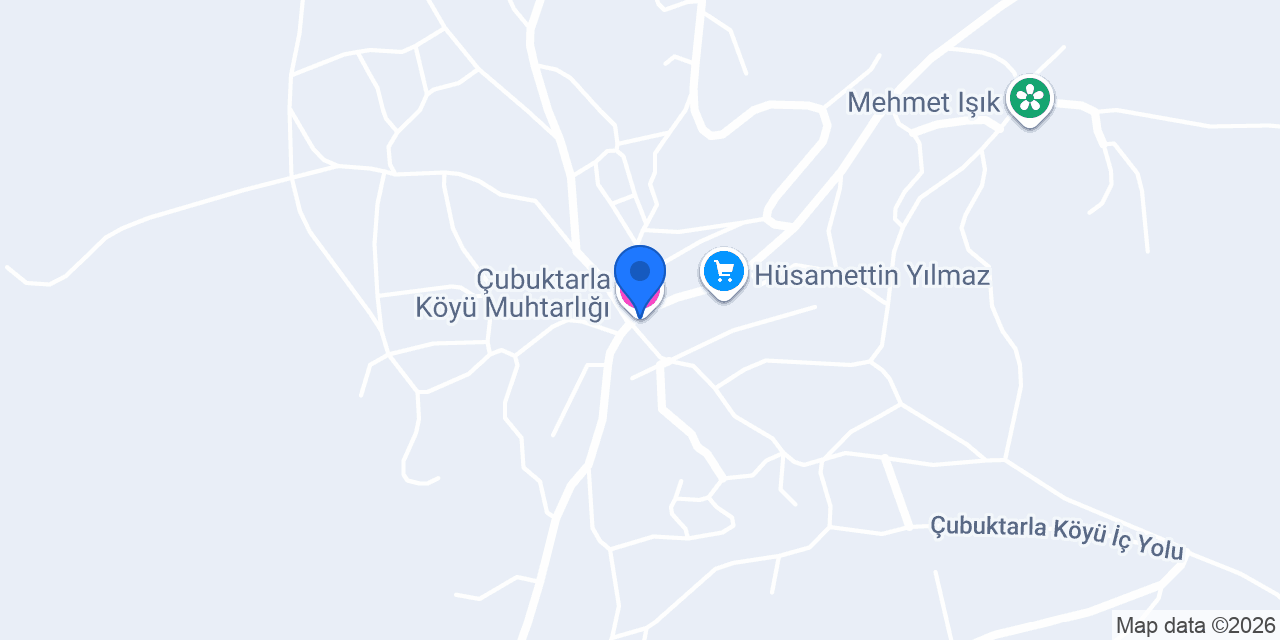 Çubuktarla Köyü Muhtarlığı konumu