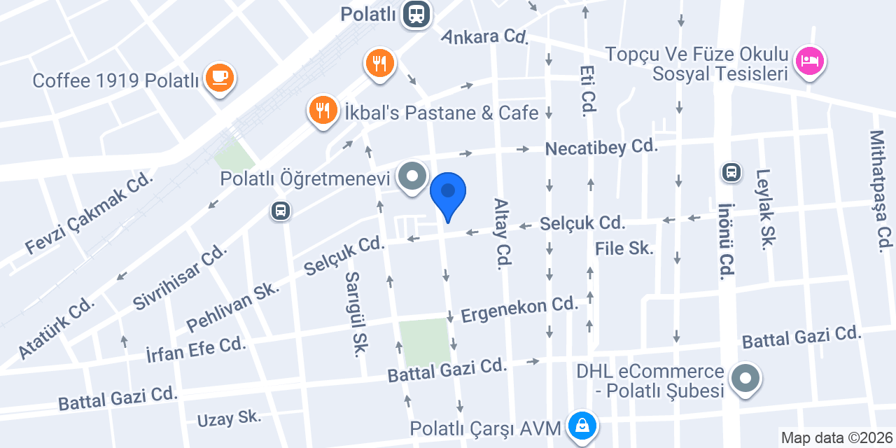 Akdeniz Pastanesi konumu