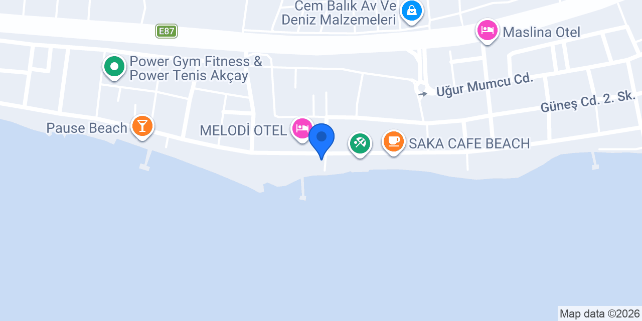 Batuhan Beach Otel konumu