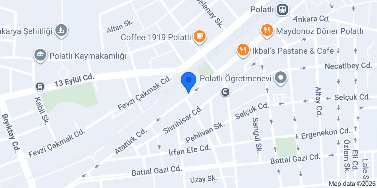 Hisar Sigorta Polatlı Şubesi konumu