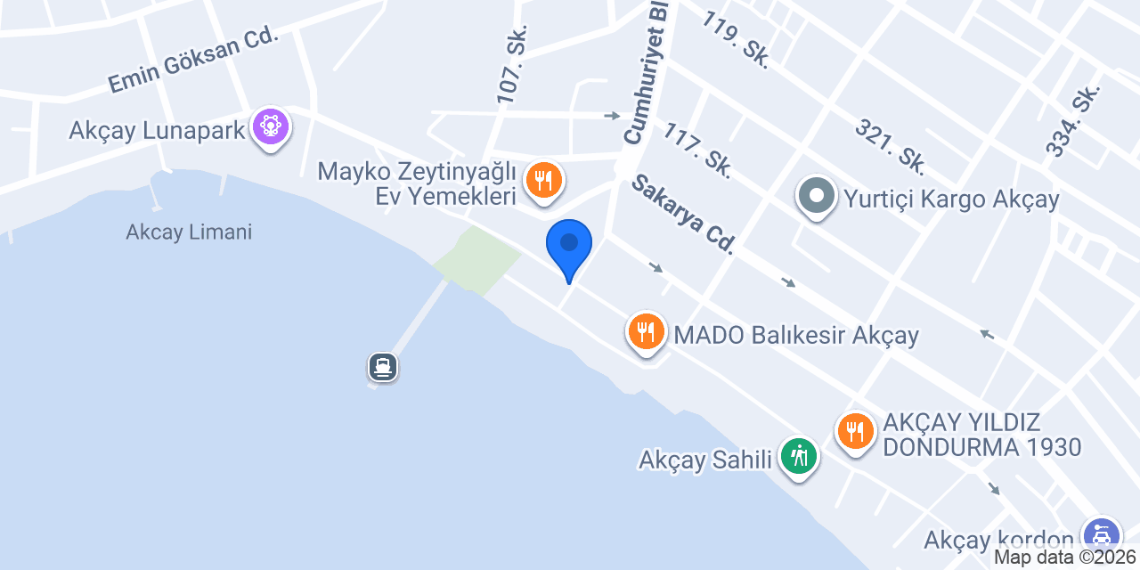 Akçay Kordon Kokorec konumu