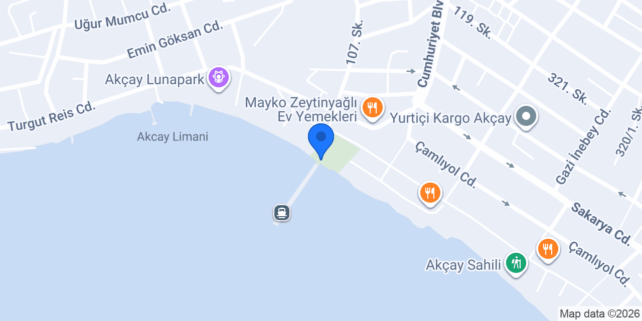 Akçay Tekne Turları konumu