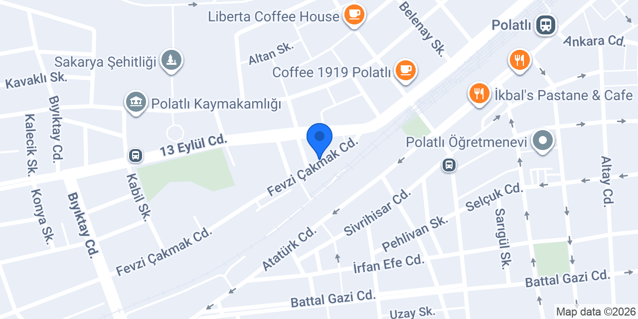 Atanur Halı Yıkama konumu