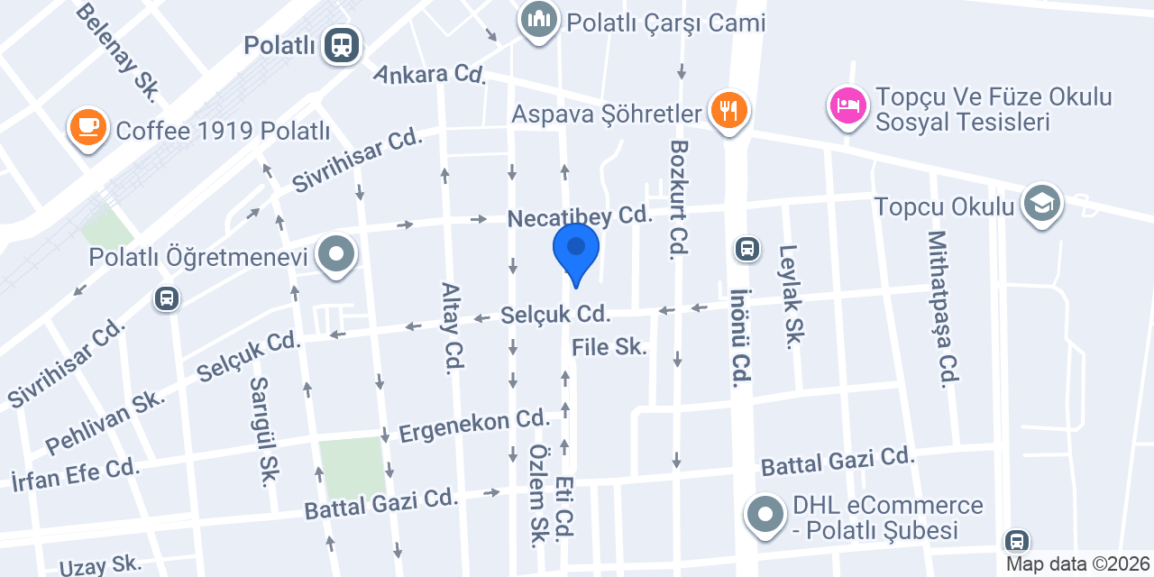 QNB Polatlı Şubesi konumu