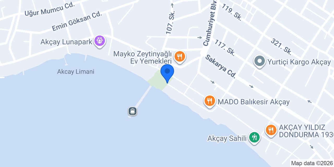 Orlena Coffee Akçay konumu
