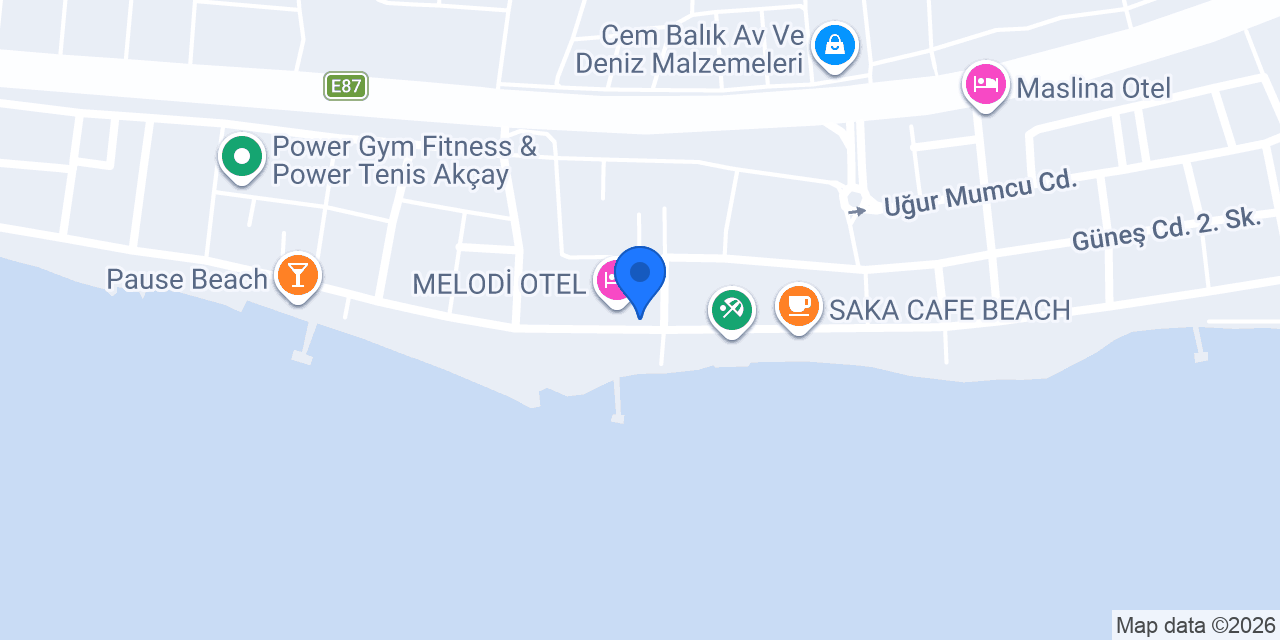 Batı Pansiyon konumu