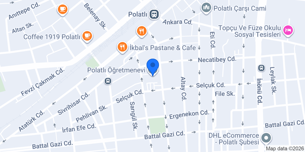 Polatlı Öğretmenevi konumu