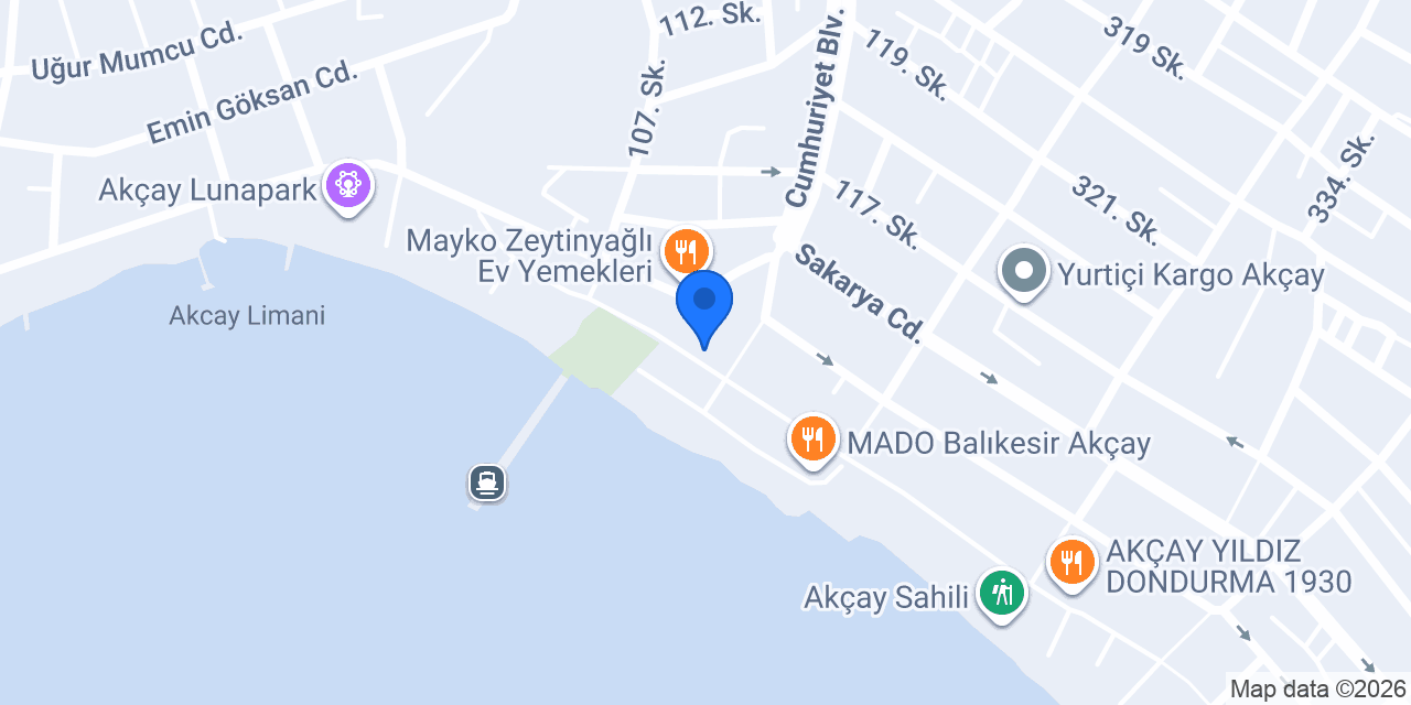 Özsoy Otel konumu