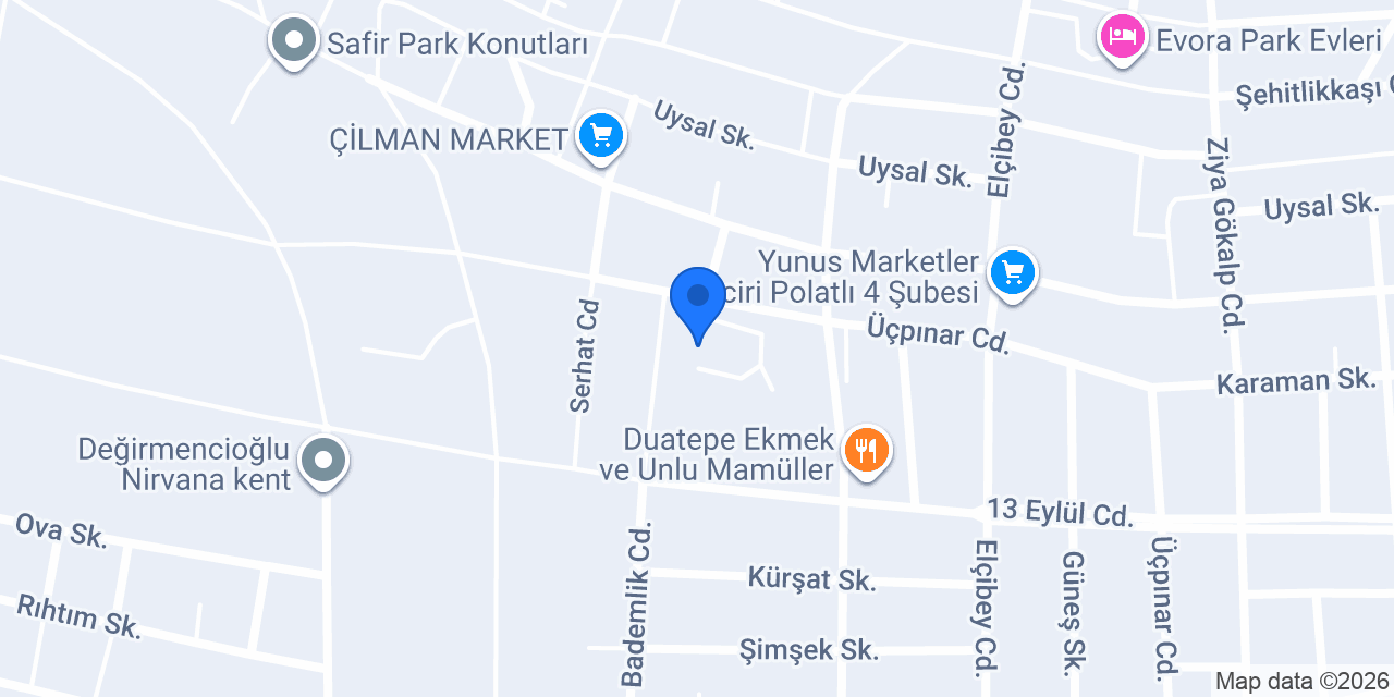 Ted Polatlı Koleji konumu