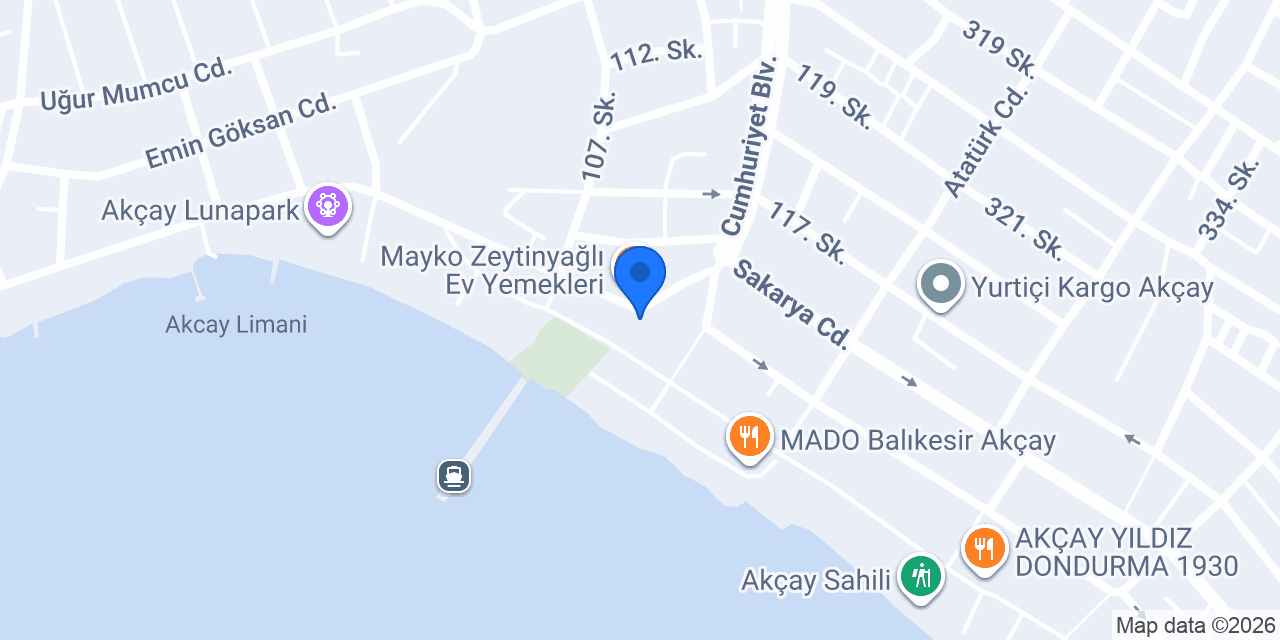 KILIÇ İLETİŞİM AKÇAY konumu