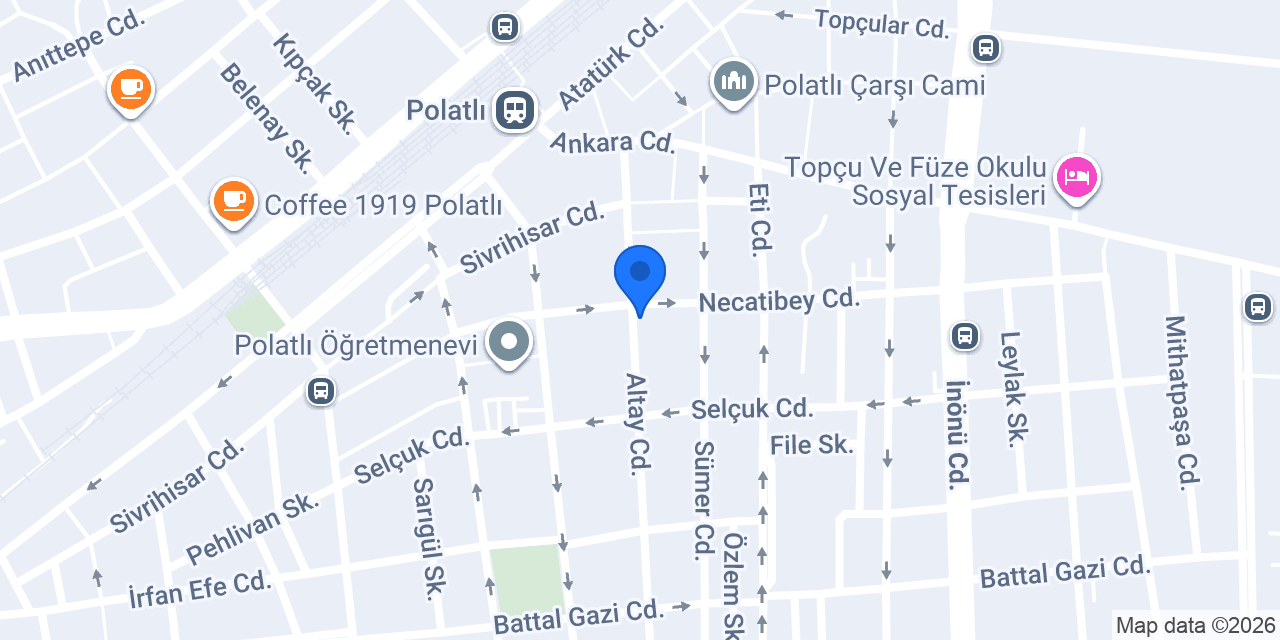 Polatlı Pati Petshop konumu