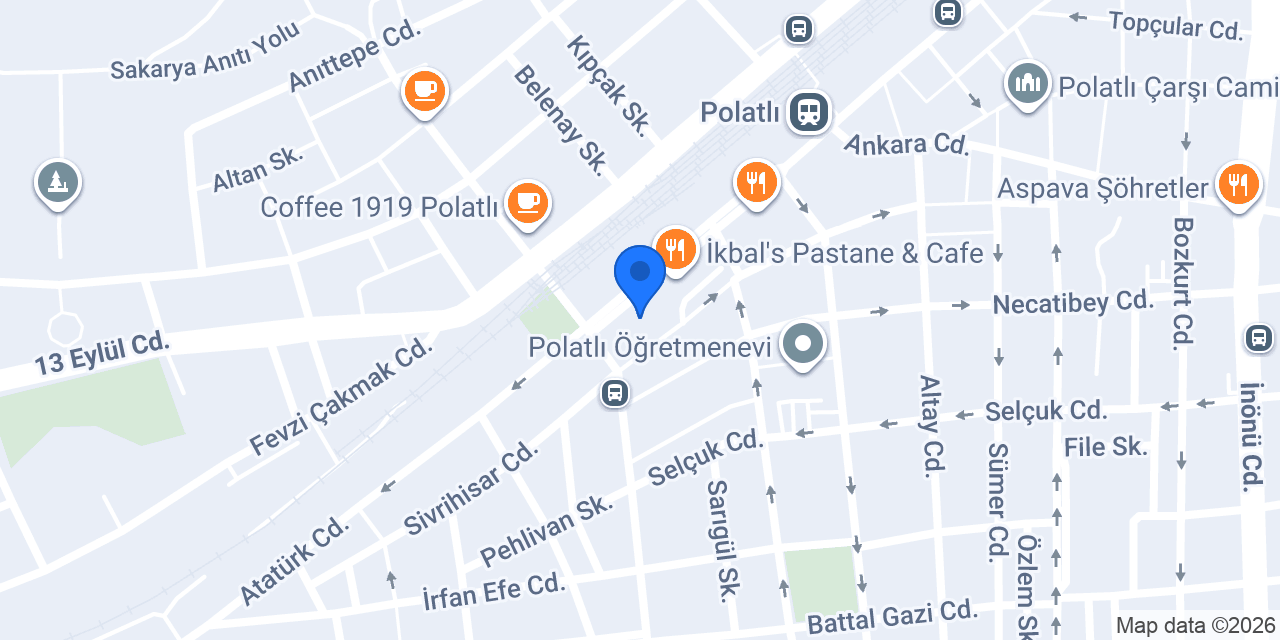 Saraylı Tatlıcızadem Polatlı konumu
