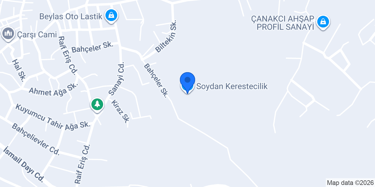 Soydan Kerestecilik konumu
