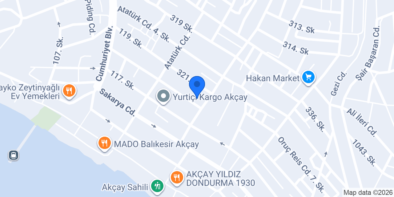 Başkent Tesisat Akçay konumu