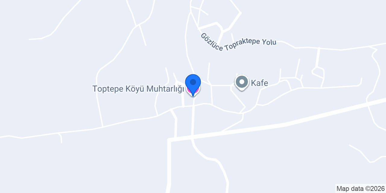 Toptepe Köyü Muhtarlığı konumu